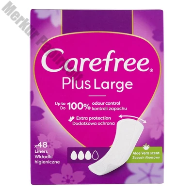 Tisztasági betét CAREFEE Large aloe 48 darabos