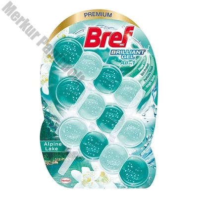 Toalett illatosító golyó BREF Brilliant Gel Alpine Lake 3x42 g