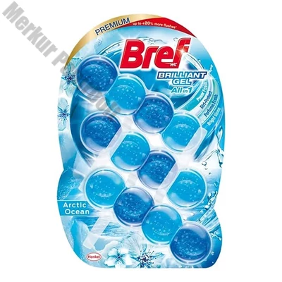 Toalett illatosító golyó BREF Brilliant Gel Arctic Ocean 3x42 g