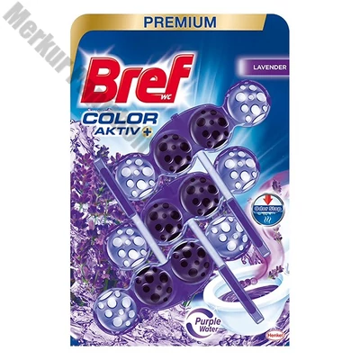 Toalett illatosító golyó BREF Color Aktiv Lavender 3x50 g