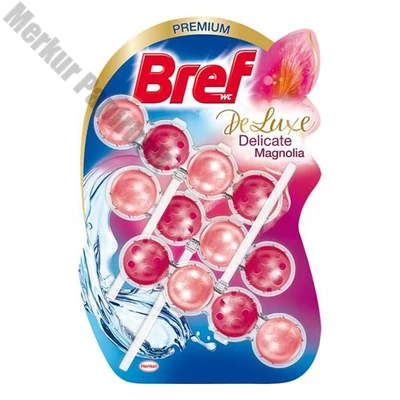 Toalett illatosító golyó BREF DeLuxe Magnólia 3x50 g
