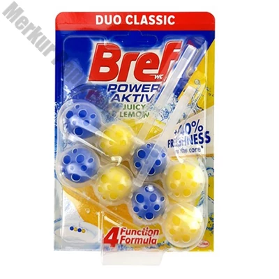 Toalett illatosító golyó BREF Power Aktiv Lemon 2x50 g