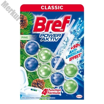 Toalett illatosító golyó BREF Power Aktiv Pine Forest 2x50 g