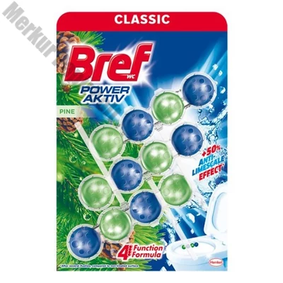 Toalett illatosító golyó BREF Power Aktiv Pine Forest 3x50 g
