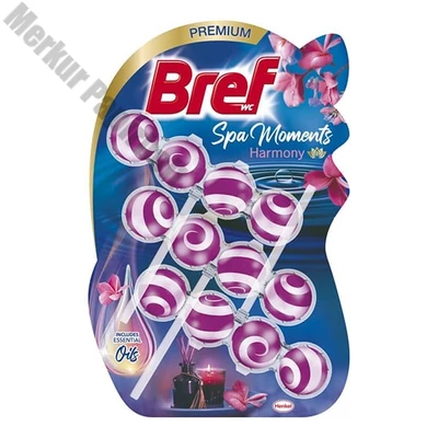 Toalett illatosító golyó BREF Wellness Harmony 3x50 g