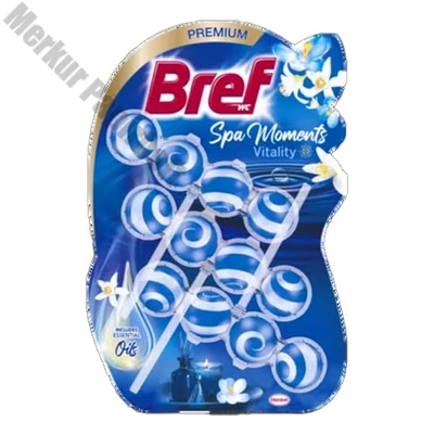 Toalett illatosító golyó BREF Wellness Vitality 3x50 g