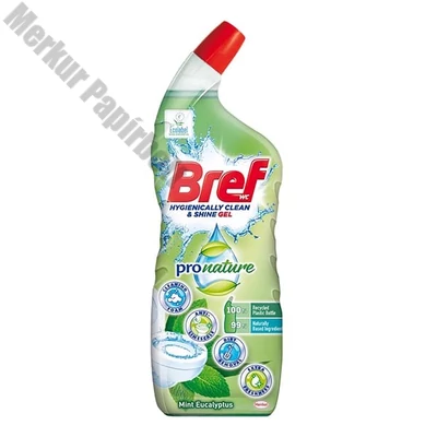 Toalett tisztító gél BREF ProNature Mint 700ml