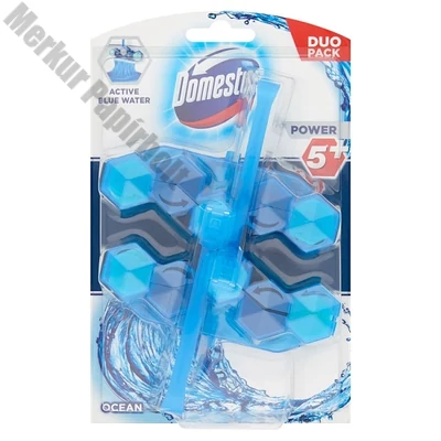 Toalett öblítő DOMESTOS Power5+ Blue Water Ocean Duo Pack 2x48 g