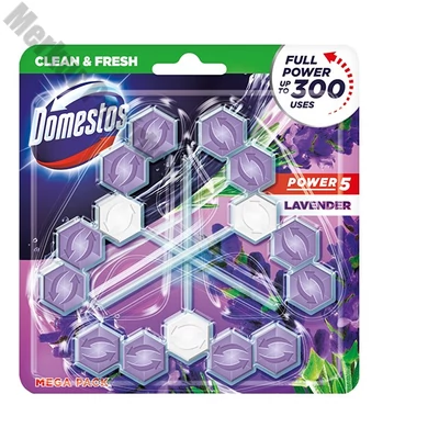 Toalett öblítő DOMESTOS Power5 Lavender 3x50 g