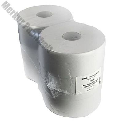 Toalettpapír FORTUNA Standard Jumbo midi 22cm 160m 2 rétegű fehér 6 tekercs/csomag