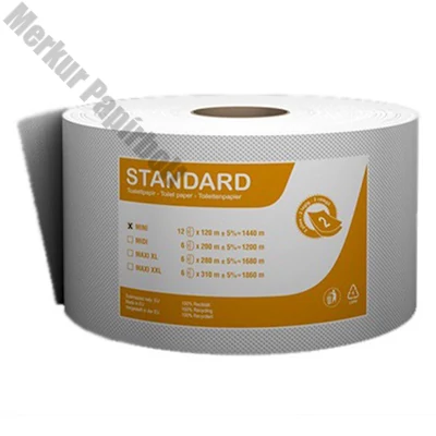 Toalettpapír FORTUNA Standard Jumbo mini 19cm 110m 2 rétegű fehér 12/csom