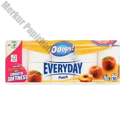 Toalettpapír OOOPS! Everyday 3 rétegű 10 tekercses Barack