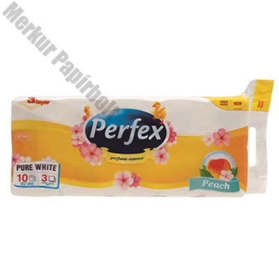 Toalettpapír PERFEX 3 rétegű 10 tekercses barack