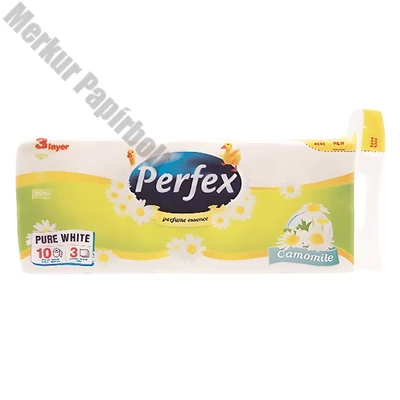 Toalettpapír PERFEX 3 rétegű 10 tekercses kamilla