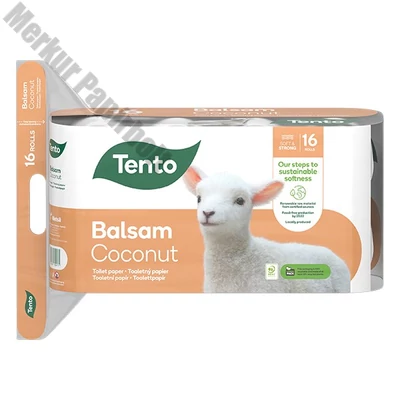 Toalettpapír TENTO Balsam coconut 16 tekercses 3 rétegű