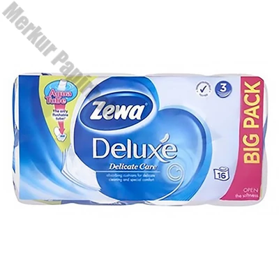 Toalettpapír ZEWA Deluxe 3 rétegű 16 tekercses Pure White