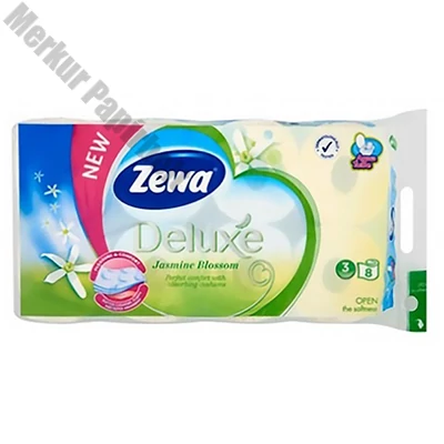 Toalettpapír ZEWA Deluxe 3 rétegű 8 tekercses Jasmine