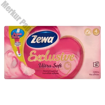 Toalettpapír ZEWA Ultra Soft 4 rétegű 16 tekercses