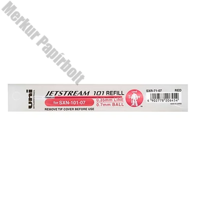 Tollbetét UNI SXR-71 0.7 mm piros (SXN-101)