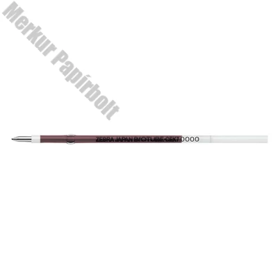 Tollbetét golyós ZEBRA Bio CEK 0,7 mm piros