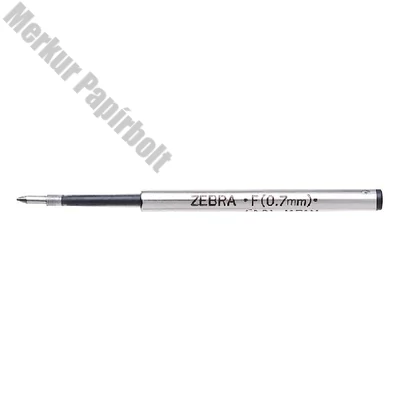 Tollbetét golyós ZEBRA F 0,7 mm fekete