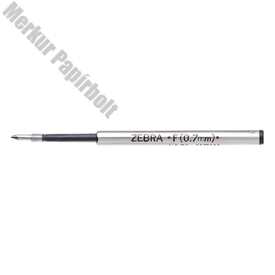 Tollbetét golyós ZEBRA F 0,7 mm műanyag kék