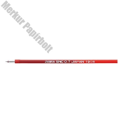 Tollbetét golyós ZEBRA SNC 0,7 mm piros