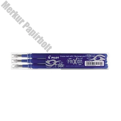 Tollbetét roller PILOT Frixion Clicker/Ball radírozható 0,35 mm kék 3 darabos