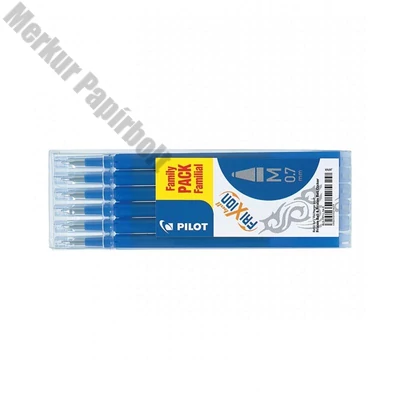Tollbetét roller PILOT Frixion Clicker/Ball radírozható 0,35mm kék 6 darabos