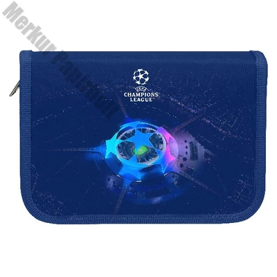 Tolltartó CHAMPIONS LEAGUE két klapnis üres kék