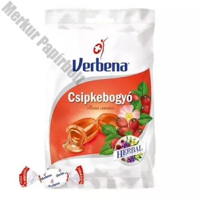 Töltött keménycukorka VERBENA csipkebogyó 60 g