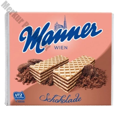 Töltött ostya MANNER csokoládés 75 g