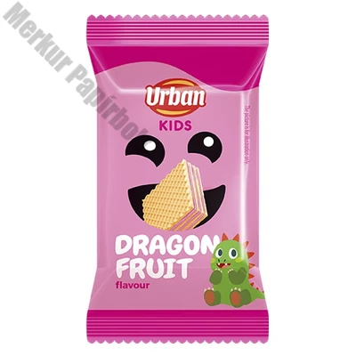 Töltött ostya URBAN Kids sárkánygyümölcsös szelet 20 g