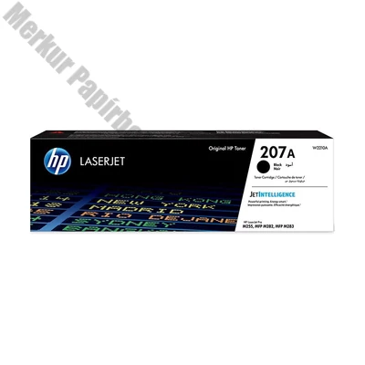 Toner HP 207A (W2210A) fekete 1,35K