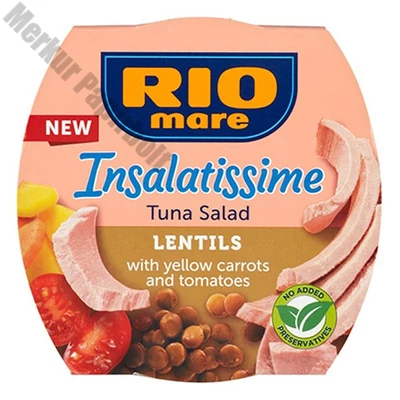 Tonhalsaláta RIO MARE Insalatissime lencsével 160 g