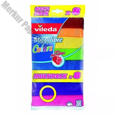 Törlőkendő mikroszálas VILEDA Color  8 darabos