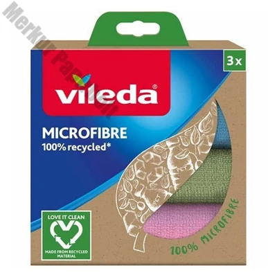 Törlőkendő mikroszálas VILEDA Recycled 3 darabos