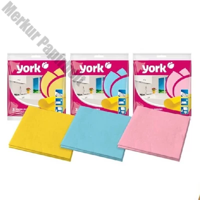 Törlőkendő univerzális YORK 30x30cm 3 darabos