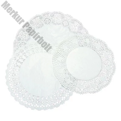 Tortacsipke kerek eldobható papír 280mm 100 darabos