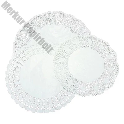 Tortacsipke kerek eldobható papír 320mm 100 darabos
