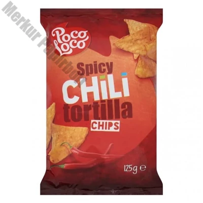 Tortilla chips POCO LOCO chilis 125 g