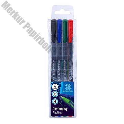 Tűfilc ASTRA PEN 0,4 mm 4 színű
