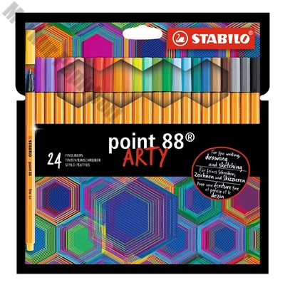 Tűfilc STABILO Point 88 0,4mm 24 darabos