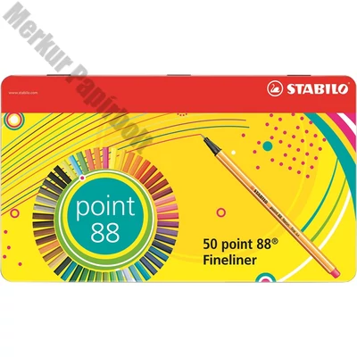 Tűfilc STABILO Point 88 50 darabos