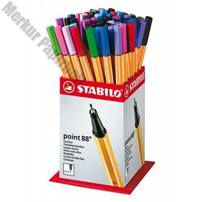 Tűfilc STABILO Point 88 60 darabos display