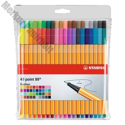 Tűfilc STABILO Point 88 Wallet 40 darabos