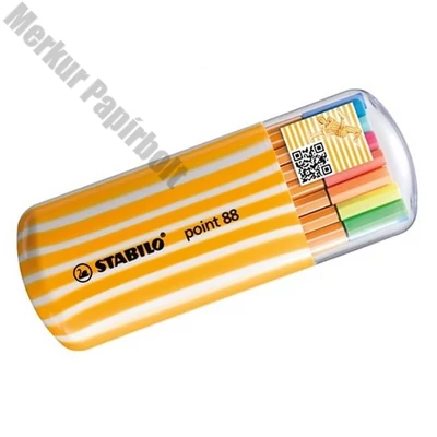 Tűfilc STABILO Point 88 Zebrui 20 darabos (15+5)