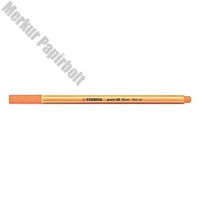Tűfilc STABILO Point 88 neon narancs
