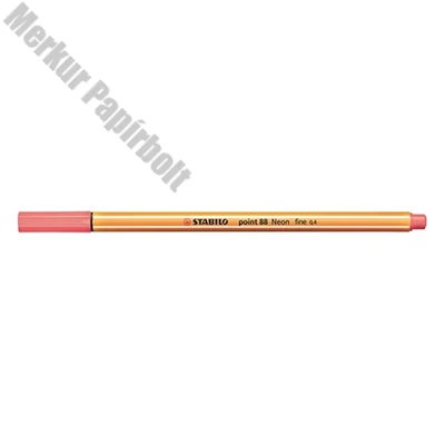 Tűfilc STABILO Point 88 neon piros