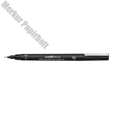 Tűfilc UNI Pin 0,6 mm fekete